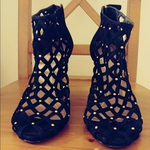 Gucci Caged Booties